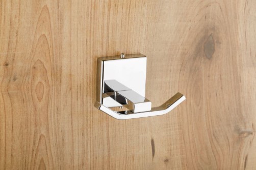 Falcon FC-403 Robe Hook Bathroom Accessory for Home, Hotel and Apartment Washrooms, Elegant and Practical Hanging Hook for Robes, Towels, Clothes, Bathroom Organization and Decor